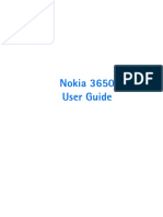 Nokia 3650 en Manual