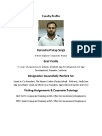 Faculty Profile - Harendra