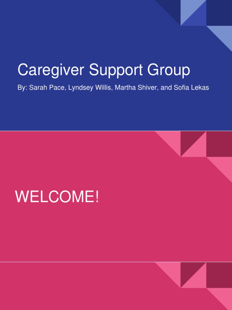 Caregiver Support Group Presentation | PDF | Grief | Caregiver