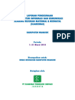 Laporan Penggunaan Aplikasi SIJARIEMAS Kabupaten Nganjuk Periode 1-31 Maret 2018