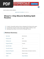 Shaun's 4 Day Muscle Building Split Routine _ Muscle & Strength(1)