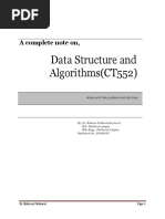 A Complete Note On Data Structure and Algorithms