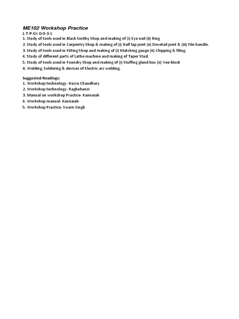 Workshop Practice Techniques and Tools | PDF | Art | Computers