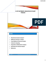 Methods of Nutrient Analysis in Plant Tissues PDF