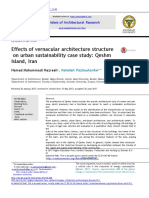 Effects of Vernacular Architecture Structure On Urban Sustainability Case Study: Qeshm Island, Iran