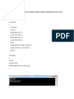 Program:1 (A) Write A Program To Add Two Integer Numbers Using No Argument, No Return Value