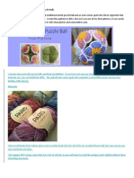 Crochet Flower Ball Pattern