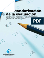 ARANCIBIA, J. (2015). La Estandarización de La Evaluación. Las Pruebas Nacionales e Internacionales. Medición o Evaluación