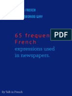 65 French Newspaper Expressions