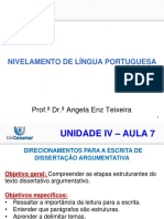 Nivelamento de Língua Portuguesa: Prof. Dr. Angela Enz Teixeira