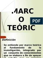 5 Marco Teorico de Una Investigación