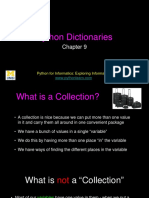 Python Dictionaries: Python For Informatics: Exploring Information