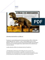 A Bíblia e Os Dinossauros