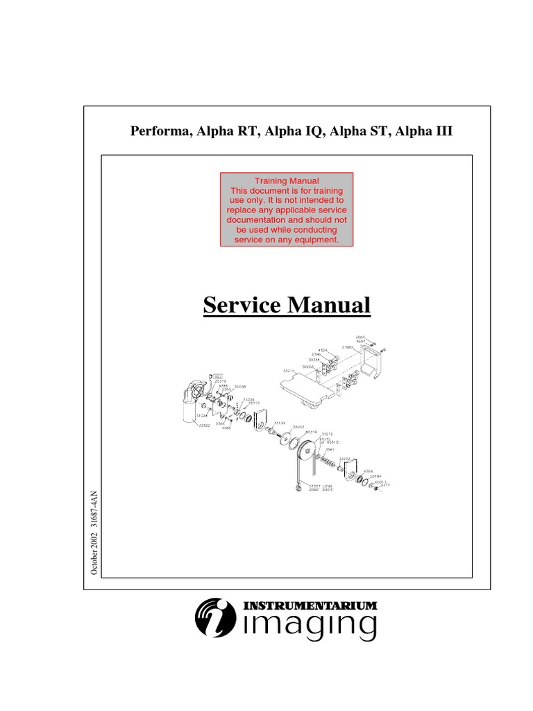 Training Manual - Performa Service | PDF | Vacuum Tube | Mains Electricity
