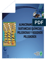 Almacenamiento de Sustancias Químicas Peligrosas y Residuos Peligrosos