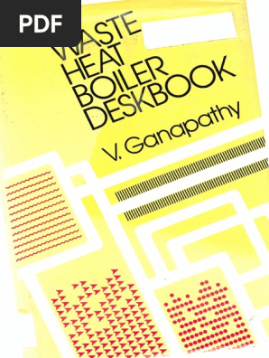 Waste Heat Boiler Deskbook Pdf Cogeneration Boiler