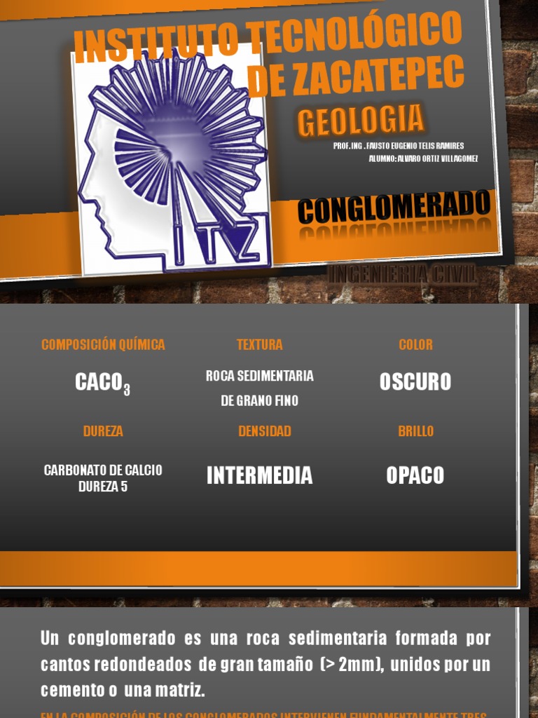 ¿Que Es Un Conglomerado? | PDF | Roca clástica | Roca (geología)