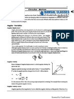 Circular Motion For Iit Jee