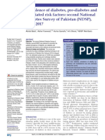 Prevalence of Diabetes, Pre-di