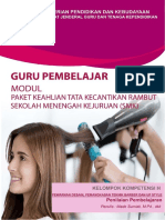 KCR-H. Pewarnaan Desain, Pemangkasan Teknik Barber Dan Up Style