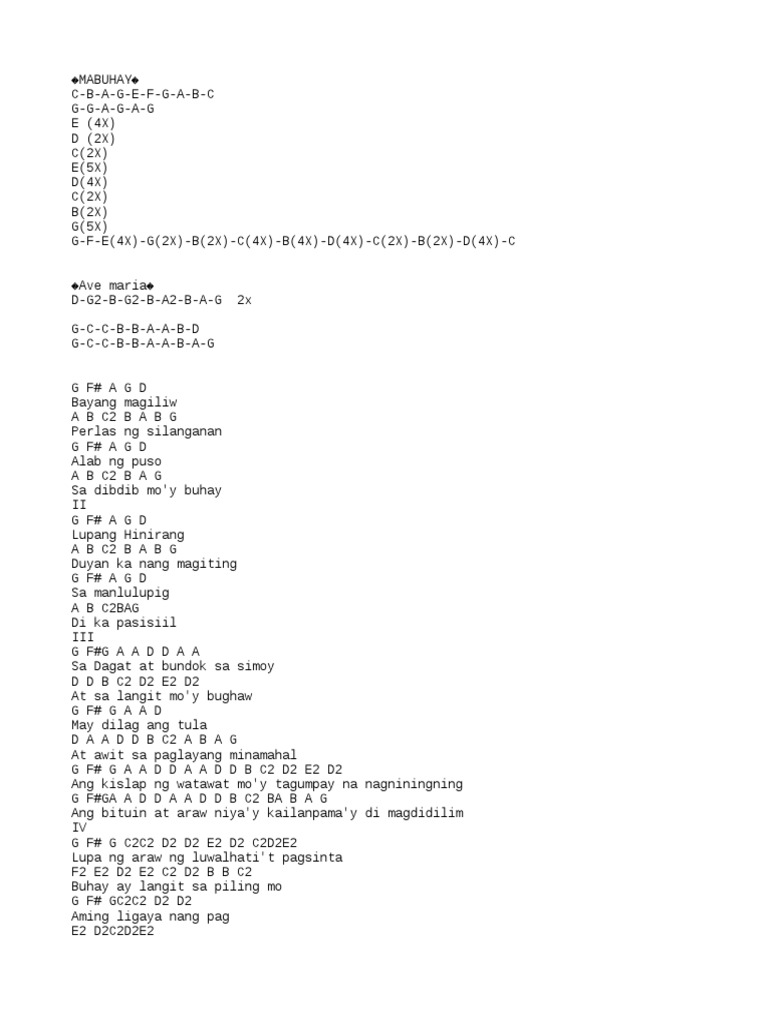 Lyre Chords | PDF