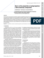 Effect of Compatibiliser On The Properties of Polypropylene/ Glass Fibre/nanoclay Composites