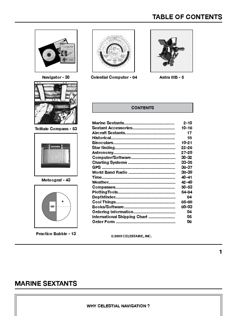 2010 Celesta Ire Catalog, PDF, Navigation