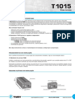 Comutadora GNV T1015 guia instalação