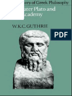 The Later Plato and The Academy - Guthrie