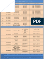 2018 Schedule For Leader Test Series