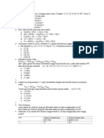 1. Unsur X dalam sistem periodic