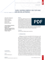 Prediction of Hourly Heating Energy Use For Hvac Using Feedforward Neural Networks