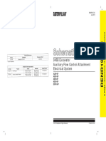 345B Excavator Auxiliary Flow Control Attachment Electrical System Manual