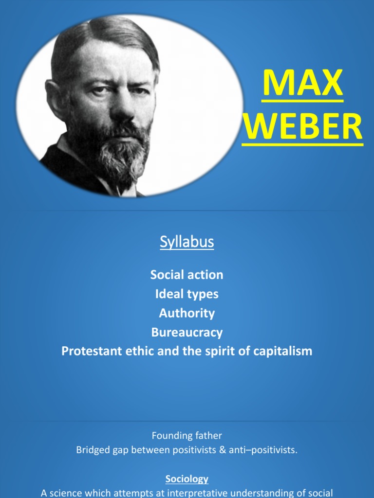 Max er's Methodology Understanding Social Action through Ideal