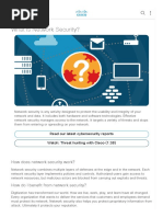 What Is Network Security - Cisco PDF