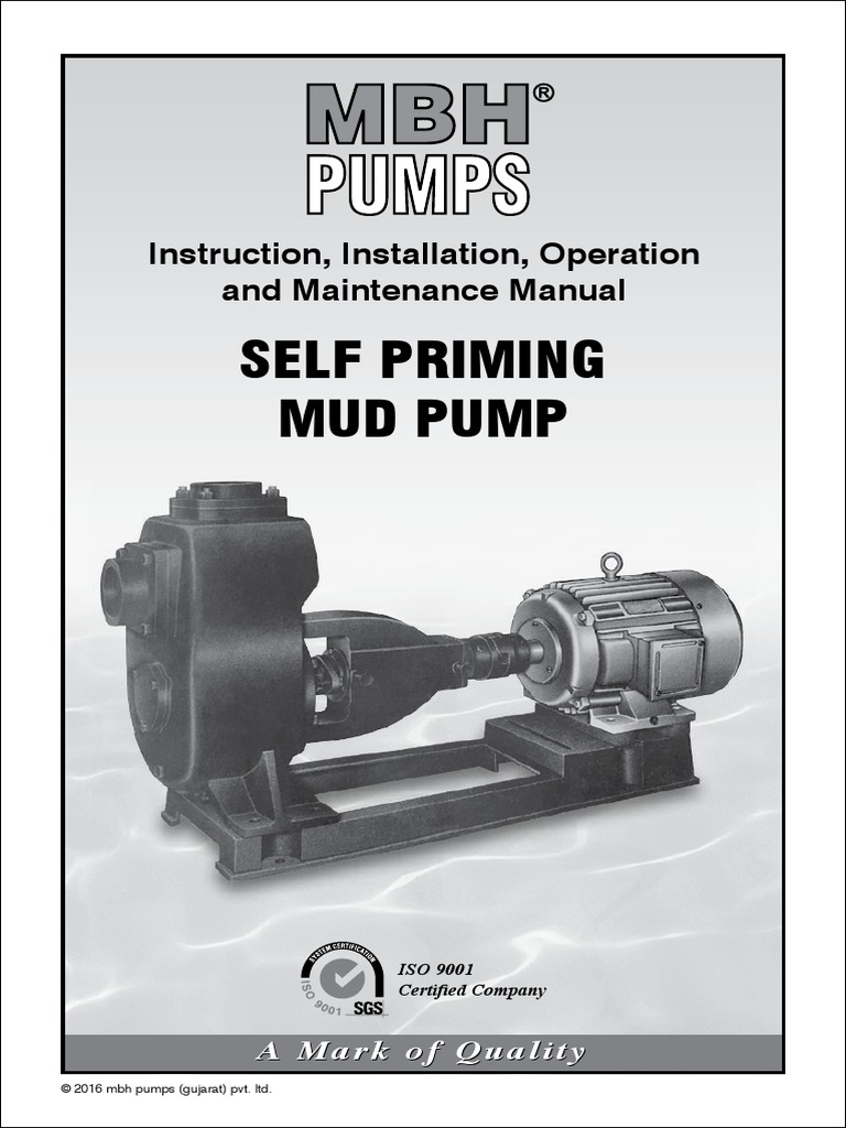 Self Priming Mud Pump - Maintenance 