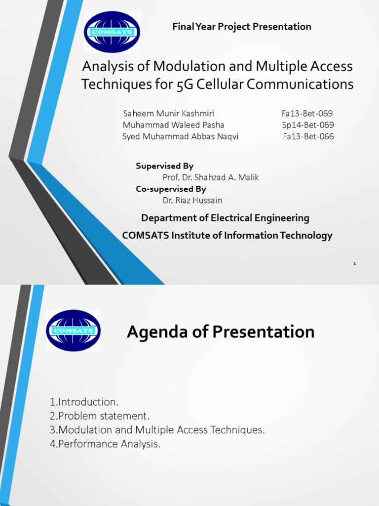 5G Modulation and Access Techniques Analysis | PDF | Orthogonal ...