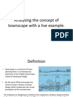 Analysing The Concept of Townscape With A Live