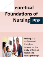 Theoretical Foundations of Nursing