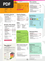 Nando's Menu Highlights and Prices | PDF | Hamburgers | French Fries