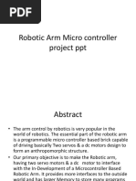 Robotic Arm Micro Controller Project