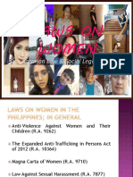 Laws On Women: Agrarian Law & Social Legislation
