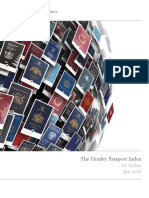 The Henley Passport Index: Q3 Update July 2019