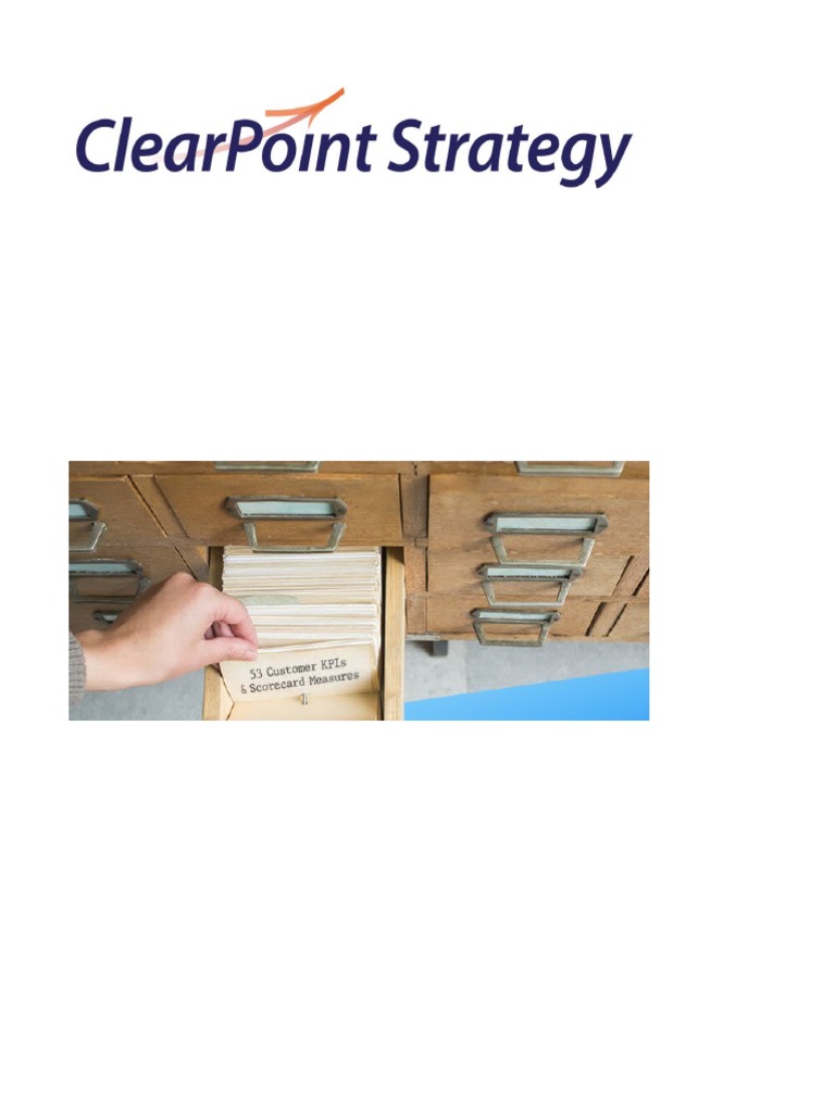 ClearPoint-Customer Measure Library | PDF | Customer Satisfaction ...