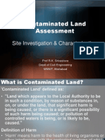 Contaminated Land Assessment: Site Investigation & Characterization