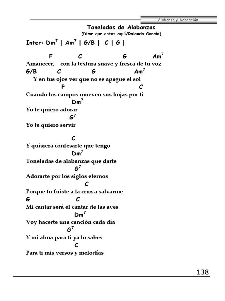 Toneladas Alabanzas toneladas alabanzas