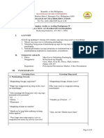 Social Science - Sample Lesson Plan (Tagalog)