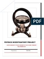 Physics Investigatory Project: Roll No