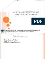 Logical Architecture Diagram and UML Package Diagram