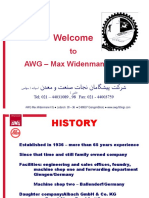 Welcome: To AWG - Max Widenmann KG